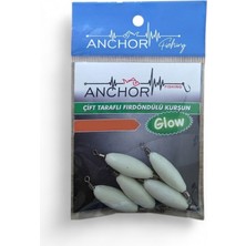 Anchor Çift Taraflı Fırdöndülü Glow Carolina Sistem Lrf Kurşunu 1 gr