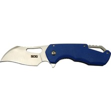 Hsc Bilişim Isonzo 1396BL Mavi Kamp Çakı 18CM - Yarı Otomatik, Kemerlikli, Kutulu