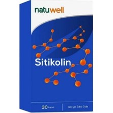 Natuwell Sitikolin Takviye Edici Gıda 30 Kapsül Aromalı İçerik ile Türkiye Menşeli