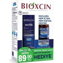 Bioxcin- Biotin 5000 Mcg 60 Tablet + Biotin Şampuan 300 ml