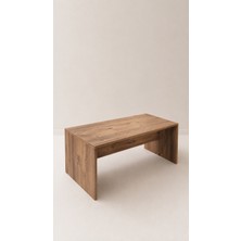 Nenu Nova Modern Dikdörtgen Orta Sehpa Atlas Çam Minimalist Salon Sehpası 90 x 55