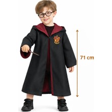 Hsc Bilişim Harry Potter Çocuk Bebek Kostüm Seti – Asa Gözlük Pelerin 71 cm (2-4 Yaş)