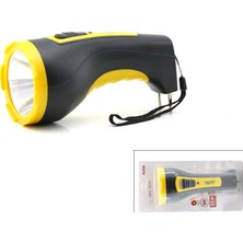 sbodurhome 7W Tek LED Bombeli Gövde Fiş Şarjlı El Feneri Uzun Mesafeli Kambur R2550 (4887)