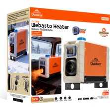 Auhma AH6H3T 5kw 12V/24V Dijital Ekranlı Webasto Tip Dizel Isıtıcı (2000W-5000W) - Tır, Kamyon, Karavan, Tekne Için Taşınabilir Isıtma