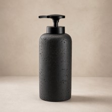 Index Store Siyah Xl Sıvı Sabunluk Taş Dokulu 9X24 cm