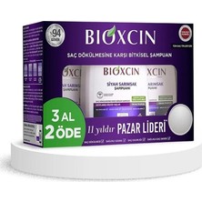 Bioxcin Siyah Sarımsak Şampuanı 3 x 300 ml