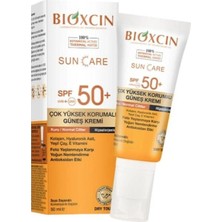 Bioxcin Yüksek Koruma Güneş Kremi SPF50+ Kuru ve Normal Ciltler İçin 50 ml Hipoalerjenik