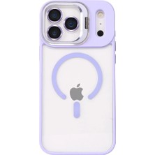 Colezium Joko  Iphone 17 Pro Remim Lensli Magsafe Standlı Kapak - Lila