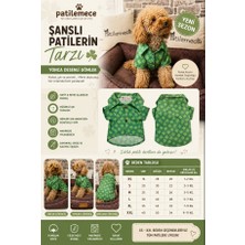 Patilemece Yonca Desenli Köpek Gömleği
