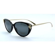 Versace 4351B GB 1787  Gold Cat Eye Taşlı Altın  Kedi Gözü Kadın Güneş Gözlüğü