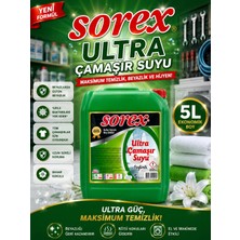 Sorex Ultra Çamaşır Suyu 5 Lt Günlük Temizlik Için Ekonomik Boy