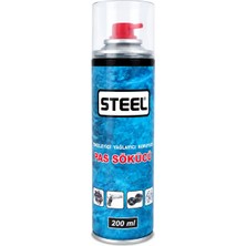 Steel Pas Sökücü Sprey 200 ml - Temizleyici, Yağlayıcı ve Koruyucu