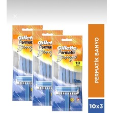 Arko  Permatik Banyo Kullan At  Traş Bıçağı  Prüzsüz Cilt  10X3 Adet