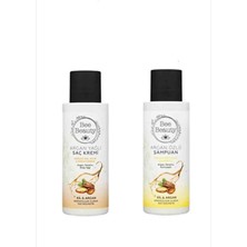 Seyahat Boy Argan Saç Kremi 100 ml & Saç Şampuan 100 ml