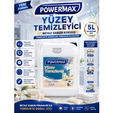 Powermax Beyaz Sabun Ferahlığı Genel Yüzey Temizleyici 5 Lt Çok Amaçlı Temizlik