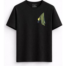 Rabona Fashion 12 Numara Sarı Lacivert Bayrak Aşkı T-Shirt