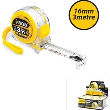 Nemere 12 Adet 3mt x 16MT Şeffaf Stoplu Şerit Metre (4887)
