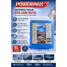 Powermax Antifrizli Kışlık Cam Suyu 5 Lt Araç Cam Temizleme Sıvısı