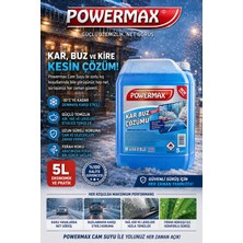Powermax Kar Buz Çözücü Solüsyon 5 Lt Kış Şartları Için Yüzey Çözümü