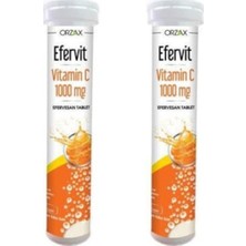 Ocean Orzax Efervit Vitamin C 1000 Mg 20 Tablet 2 Adet