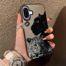 Powerfox Samsung A06 Uyumlu Kaplanlar Baskı Desen Darbe Emici Telefon Kılıfı MK01A
