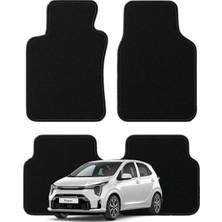 Kia Picanto 3.nesil (2017 Sonrası) Özel Kesim Tam Uyumlu Lüx Oto Halı Paspas