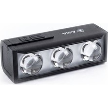 Asia Mx 700 1000LM USB Şarjlı Bisiklet Ön Far Aydınlatma