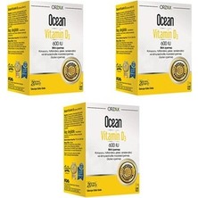 Ocean Vitamin D3 600 Iu Sprey 20 ml 3 Adet