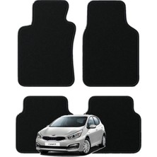 Kia Ceed 2. Nesil (2012-2018) Özel Kesim Tam Uyumlu Lüx Oto Halı Paspas