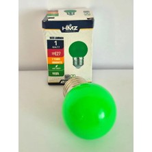 HMZ Renkli LED Ampul Gece Lambası (Mor, Pembe, Yeşil, Turuncu)