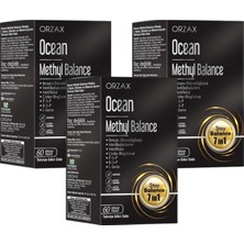 Orzax Ocean Methyl Balance 60 Kapsül 3 Adet