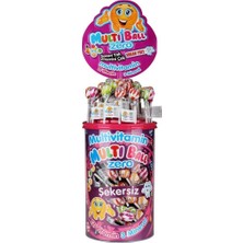 Multiball Multivitamin Zero 12 Vitamin 3 Mineral Lolipop 150 Adet