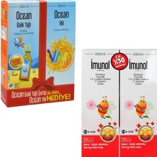Ocean Balık Yağı 150 ml + Ocean Vm Şurup 150 ml + Imunol Şurup 2 x 150 ml
