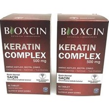 Bioxcin Keratin Komplex 500 Mg 60 Tablet 2 Li Paket