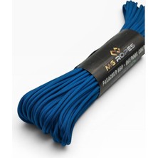 Mg Ropes Bileklik ve Outdoor Polyester Paracord Ip 4 mm 660 Lb 30 Metre Parlament Mavi (10 Çekirdek)