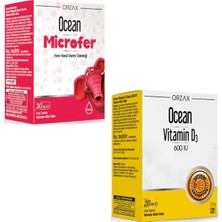 Ocean Microfer Damla 30 ml + Ocean Vitamin D3 Sprey 600\'LÜ 20 ml