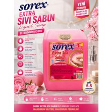 Sorex Extra Sıvı Sabun 5 Lt El Temizliği Için Ekonomik Boy