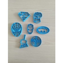 Rpinala RPMD Store Rpmdstore Süper Kahraman Kalıpları Oyun Hamuru Kalıbı Hamur Kalıbı Kek Kalıbı Kurabiye Kalıbı