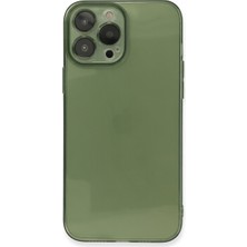 Artcrelier iPhone 13 Pro Kılıf Fly Lens Silikon - Yeşil