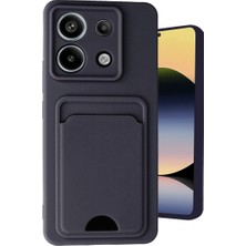 Artcrelier Redmi Note 13 Pro 5g Kılıf Kelvin Kartvizitli Silikon - Siyah