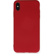 Artcrelier iPhone x Kılıf Nano Içi Kadife Silikon - Kırmızı
