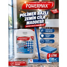 Powermax Polimer Bazlı Zemin Cilası 5 Lt Profesyonel Zemin Bakım Ürünü