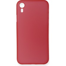 Artcrelier iPhone Xr Kılıf Pp Ultra Ince Kapak - Kırmızı