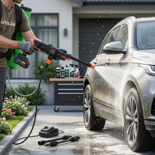 Timion 16LT Elektirikli Oto - Araç Yıkama Tabancası - Ipompası Püskürtücü 4.8V Ewasher