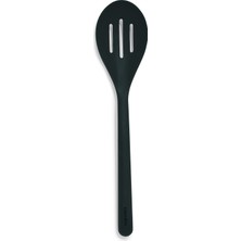 Greenpan Silikon Delikli Kaşık Siyah | Platinum Silicone | Bpa Içermez | 200°C Isıya Dayanıklı |