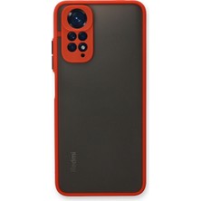 Artcrelier Redmi Note 11 Pro Kılıf Montreal Silikon Kapak - Kırmızı