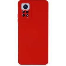 Artcrelier Redmi Note 12 Pro 4g Kılıf Nano Içi Kadife Silikon - Kırmızı