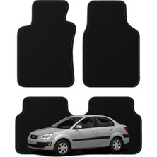 Kia Rio Sedan 2. Nesil (2005-2011) Özel Kesim Tam Uyumlu Lüx Oto Halı Paspas