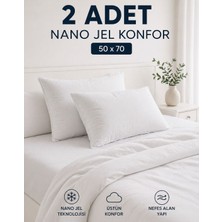 Organix Home Yastık Gold Serisi 2 Adet Elyaf Silikon Lüx Premium Yastık