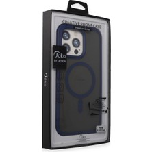 Colezium Joko  Iphone 15 Pro Toras Airbag Magsafe Kapak - Lacivert